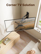 monTEK Full Motion TV Wall Mount Bracket for Most 13-43 Inch LED LCD Flat Screen TVs & Monitors, Swivel Tilt Extension Rotation with Articulating Arms, TV Mount Max VESA 200x200mm, up to 44lbs