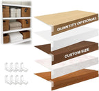 3Pcs Custom Wire Shelf Covers for Pantry, Waterproof Shelf Covers for Wire Shelving, Customizable Size and Color, PVC Material, Easy Assembly, for Cabinet Closet Bathroom Kitchen Shelving (3)