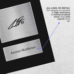 HWC Trading Auston Matthews Toronto Maple Leafs Gifts Printed Signed Autograph Picture for Ice Hockey Fans - US Letter (ID-007389)