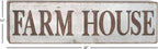 Deco 79 64335 Wall Sign, Bronze/White