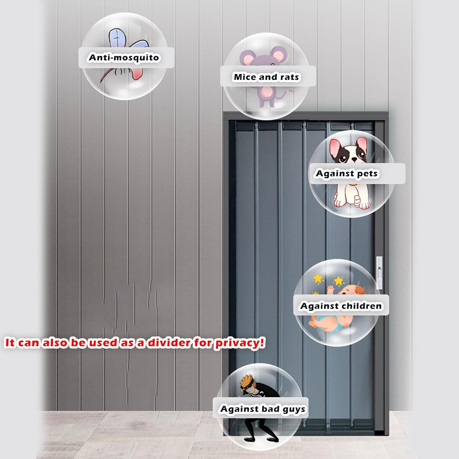 Aluminum Sliding Door with Lock - Retractable Barn Door Hardware Kit, Fits 61-177 cm, Temporary Simple Track Design, Ideal for Home and Office Spaces