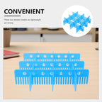 6Pcs Plastic Dividers for Storage Bin: Plastic Crate Organizer Dividers - Bin Partition Inserts for Crate Box Basket, Easy Installation & Adjustable 12x2.8x0.1 Inch