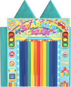 Play Panel for Kids Play Couch Foam Sofa Childrens Home Play Modular Couch (Sofa not Included) - Car Wash 3D Style - Set of 2 (Entrance & Exit)
