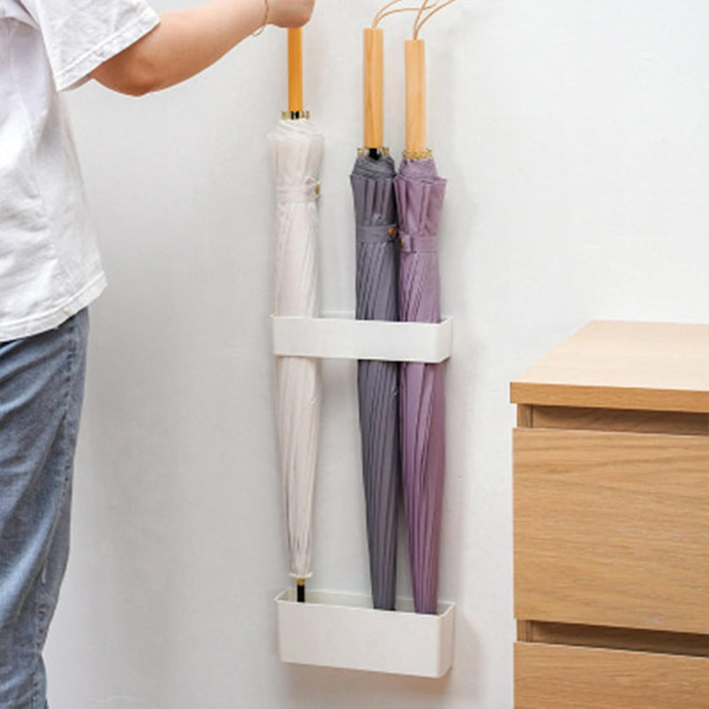 Umbrella Stand Holder,Drill - Free Magic - Tape Umbrella Holder | Wall - Mounted Standing Umbrella Rack, Adjustable Durable Indoor Home Entryway Organizer