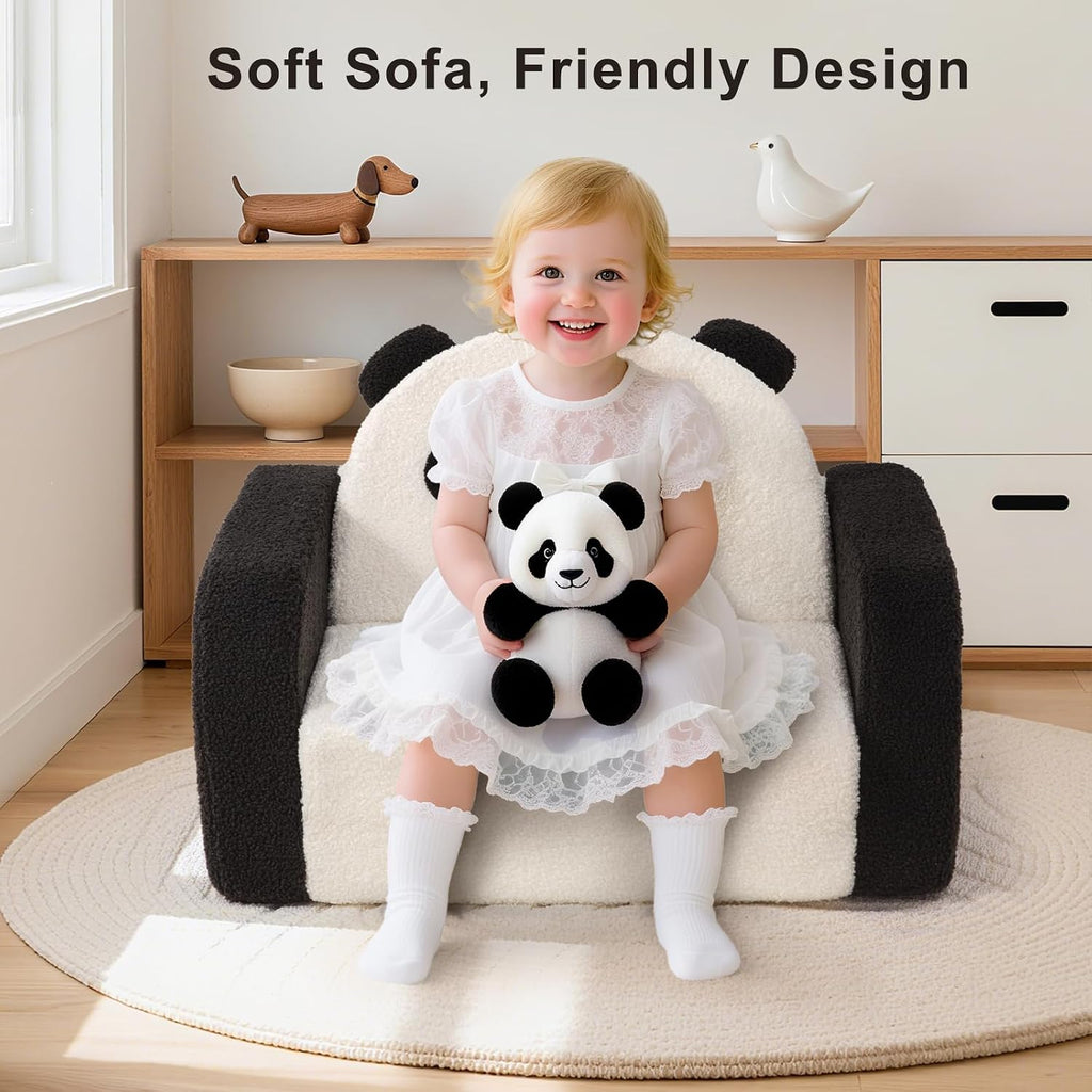 Kids Chair, 2-in-1 Comfy Kids Couch Fold Out , Convertible Sofa Chair | Kids Couch, 2-In-1 Fold-Out Design, Ideal for Reading, Playing and Relaxing with Boys and Girls