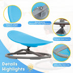 BABAMU Spinning Chair for Autistic Kids, Sensory Swivel Chair, 220LBS Weight Capacity, Autism Sensory Products, Autism Toys, Sensory Toy (Blue, Egg)