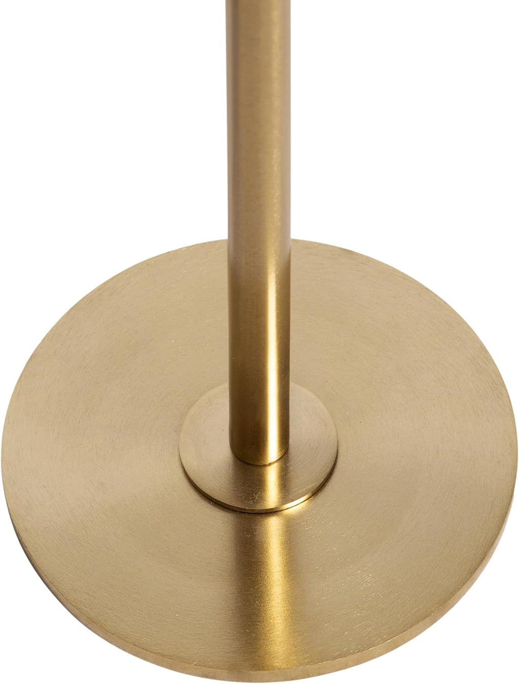 Kate and Laurel Pianka Decorative Modern Pedestal Round Drink Table, 7 x 7 x 22, Gold, Cast Aluminum Mini Table with Organic Tabletop Shape for Use as Small Plant Stand or Living Room Accent