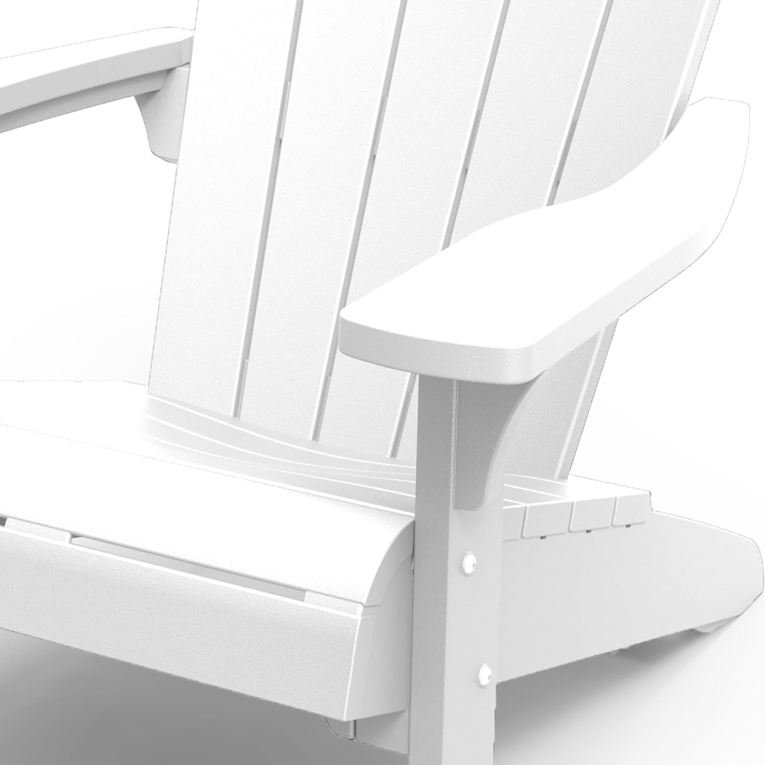 Keter ALPINE ADIRONDACK CHAIR Alpine Chair Low Chair (White)