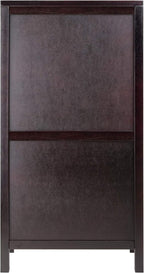 Winsome Ancona Wine Storage, Dark Espresso