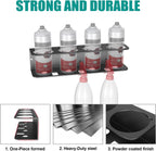 EVERHANGER Spray Can Holder, Wall Mount Spray Bottle Storage Rack Heavy Duty Spray Paint Bottle Organizer for Garage & Home, 16 Can Holes