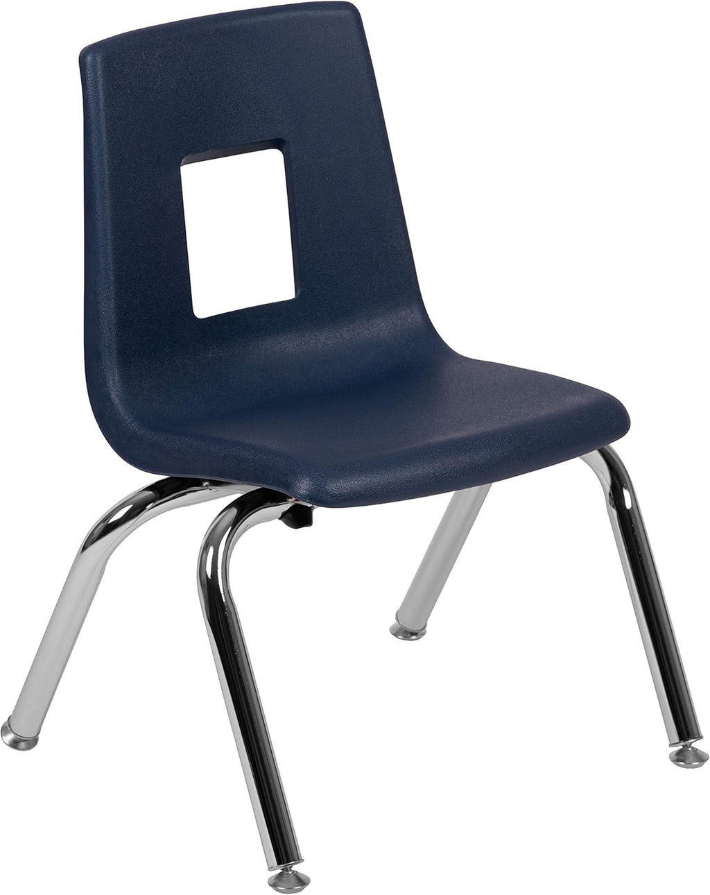 EMMA + OLIVER Navy Student Stack School Chair - 12-inch