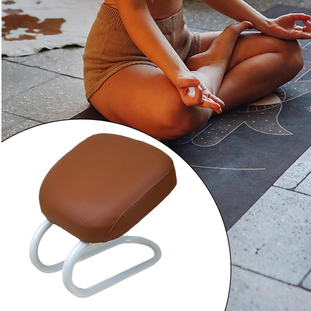 Vaveren Meditation Stool Prayer Stool Lightweight Ergonomic Gift Comfortable Women Meditation Bench Seat for Yoga Studio and Home Praying