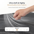 Dyonery Queen Size Mattress, 10 Inch Gel Memory Foam, Cooling & Back Pain Relief, Fiberglass Free, CertiPUR-US Certified, Foam Made in USA, Medium