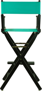 Casual Home 30" Director's Chair Black Frame-with Teal Canvas, Bar Height