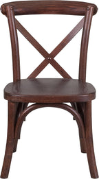 Flash Furniture HERCULES Series Kid's Mahogany Cross Back Chair