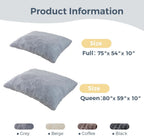 MAXYOYO 3 in 1 Bean Bag Chair, Giant Bean Bag Sofa Bed, Floor Couch with High-Density Foam Filling, Bean Bag Chair for Adult