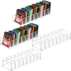Cinnvoice 4 Pcs Tea Bag Storage Acrylic Clear Tea Drawer Organizer for Drawers, Kitchen, Cabinets, Pantry, Countertops