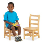 Jonti-Craft KYDZ Ladder Back Chair Pair, 12" Height