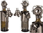 OOTB Metal Bottle Holder, Birthday Congratulant, Silver, 26x12cm