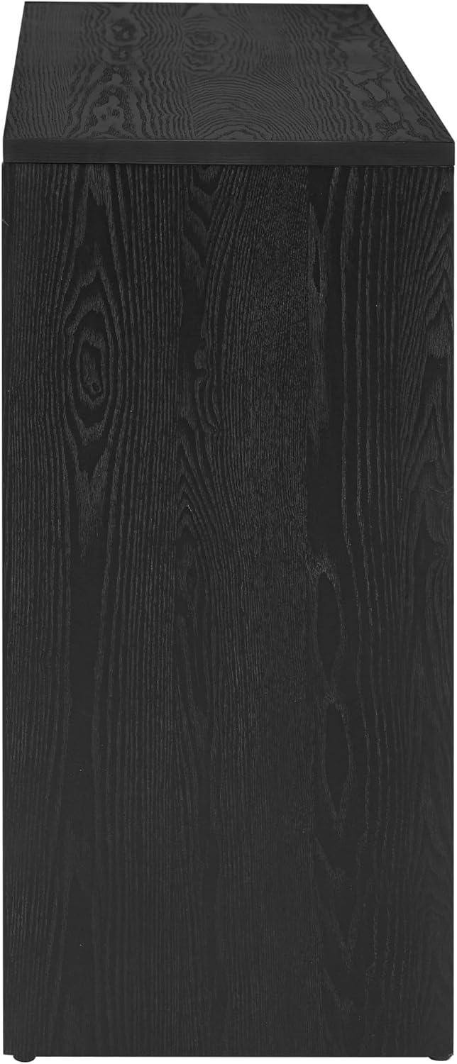 Fireplace Console Table for Living Room: 65-Inch Elegant Entryway Table - 220 lbs Weight Capacity with Wood Veneer Top for Hallway & Foyer Decor