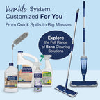 Bona Hardwood Floor Premium Spray Mop - Includes Wood Floor Cleaning Concentrate and Machine Washable Microfiber Cleaning Pad - Dual Zone Cleaning Design for Faster Cleanup