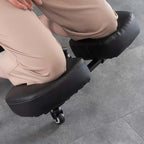 Adjustable Ergonomic Kneeling Chair with Padded Seat and Backrest, Posture Correcting Knee Chair for Office Desk, Comfortable Floor Sitting Alternative