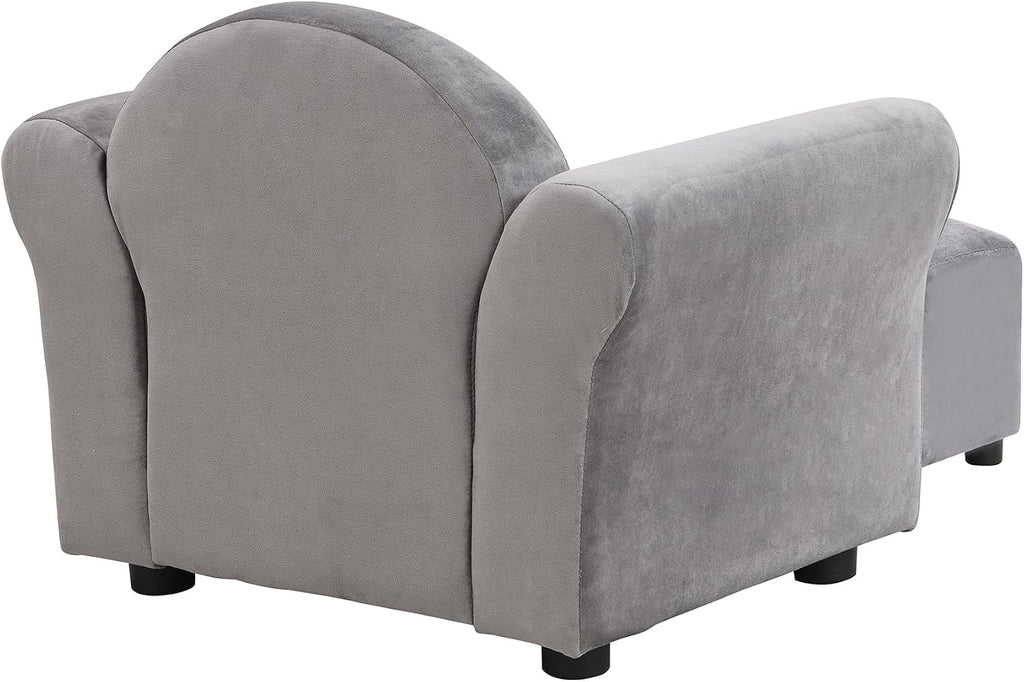 Chair, Upholstered Couch with Ottoman