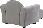 Chair, Upholstered Couch with Ottoman