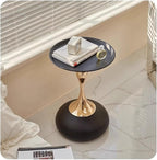 Center Table Sofa Side Several, Mini Simple Home Bedroom Bedside Table, Creative Corner Cabinet Storage Shelf(Black)