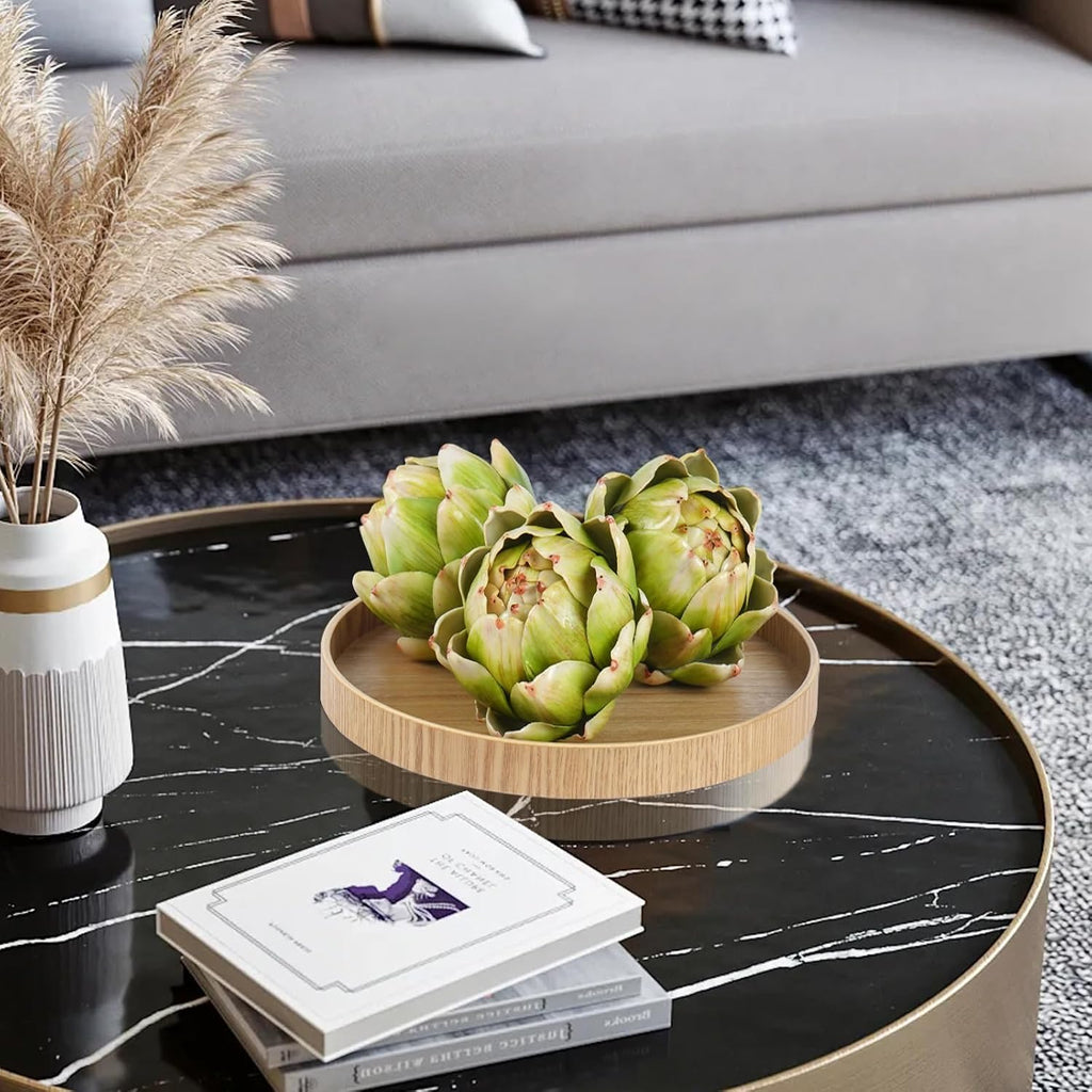 Notakia 3Pcs Green Large Faux Artichokes for Decoration Bowl Fillers Fake Fruit Artificial Artichokes that Look Real Realistic Fake Vegetable Decor for Home Kitchen Table Party Centerpiece