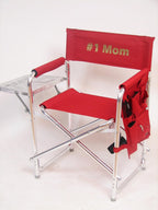 Personalized Imprinted Sports Director Chair with Side Table and Pocket