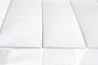 Hanging Closet Shoe Organizer, 10 Shelf, Non-Woven Polypropylene, Arctic White, Collapsible, 5.5x11.5x52 Inch