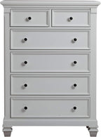 6 Drawer Chest Pure White