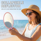 Custom Foldable Hand Fans Bulk - Personalized Round Flying Disc Fan with Photo Logo Text, Portable Pocket Favors for Class of 2026 Graduation, Wedding Guests, Trade Shows & Summer Events (50)