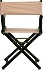 Casual Home 18" Director's Chair Black Frame with Tan Canvas