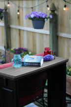 Single Bar Deep Grey Top & Black Base Ideal for Patio Hot Tub Area Backyard Durable WeatherResistant Design Easy Nohardware Assembly Proudly Made in USA