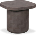 Tov Furniture Suraya Dark Umber Concrete Side Table