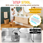 Montessori Weaning Table and Chair Set, 1-3 Year Old Kids Table and Chairs with Blackboard, Wooden Toddler Table and Chair Set Storage Hooks, Puzzle Storage Boards, for Dining, Sketching, and Reading