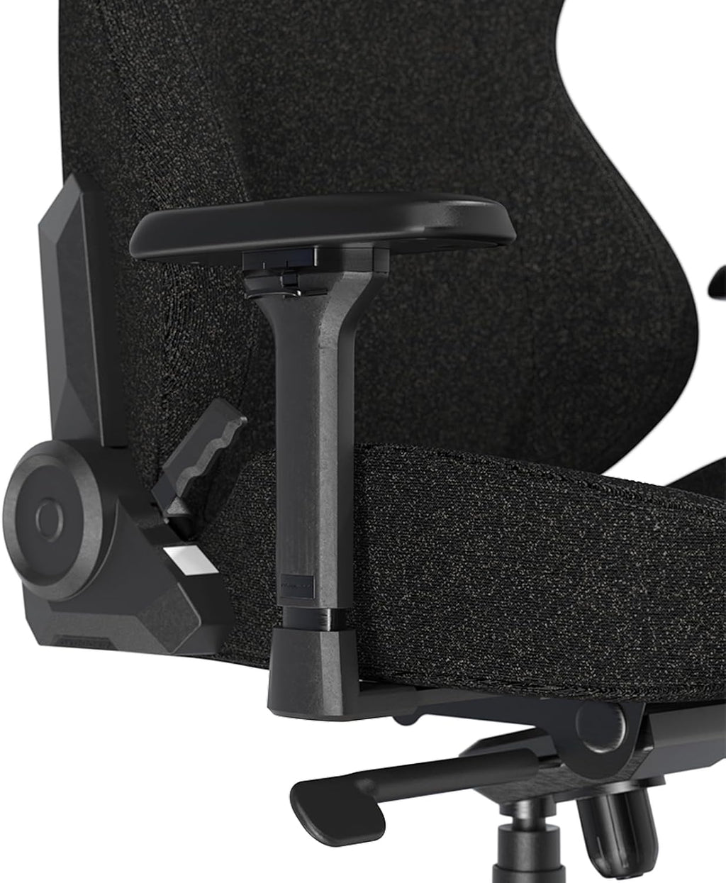 DXRacer Craft L Video Gaming Chair for Adults, Ergonomic Office Reclining Computer Chair with Magnetic Head Pillow and Lumbar Support, Racing Style Height Adjustable (Woven Fabric, Black)