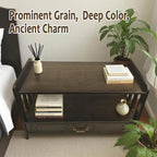Meditation Table Altar,Small Altar Table,Hand Carved Natural Brown Wood Small Puja Table, Used in The Tea Table Japanese,Study Room,Yoga Room.IT is 20.5 Inches Long,10 Inches Wide, 11 Inches Tall