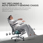 Hbada E3 Pro Ergonomic Office Chair, Big and Tall Office Chair - with 3-Zone Dynamic Lumbar Support, 4D Adjustable Headrest, 6D Adjustable Armrests, Grey