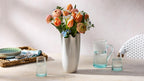 Le Creuset Stoneware Iris Vase, 12", Peche