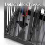 Umbrella Stand with Drip Tray, Black Indoor Umbrella Holder for Entryway, Hotel & Office Entrance, Minimalist Modern Home Decor, Durable & Space-Saving Umbrella Storage Rack