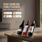 Wine Bottle Display Shelf,Wine Storage Rack, Liquor Bottle Display Shelf, Bar Kitchen Small Wine Rack for Bar Family