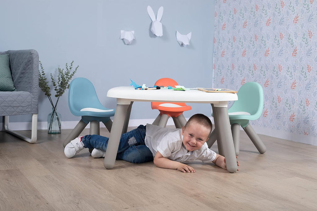 Smoby - Kid Table - Furniture for Children - from 18 Months - Indoor and Outdoor - White - 880405
