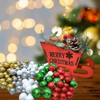 Multi Colored Glitter Foam Vase Fillers, 5 Bag Set – Silver, Red, Green, Gold & White Decorative Foam Balls, 3/8"–3/4", Bowl Fillers, Centerpiece Filler, Party Décor, Christmas & Holiday Craft Balls