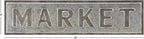 Deco 79 22666 Wall Sign, Black/Gray/White