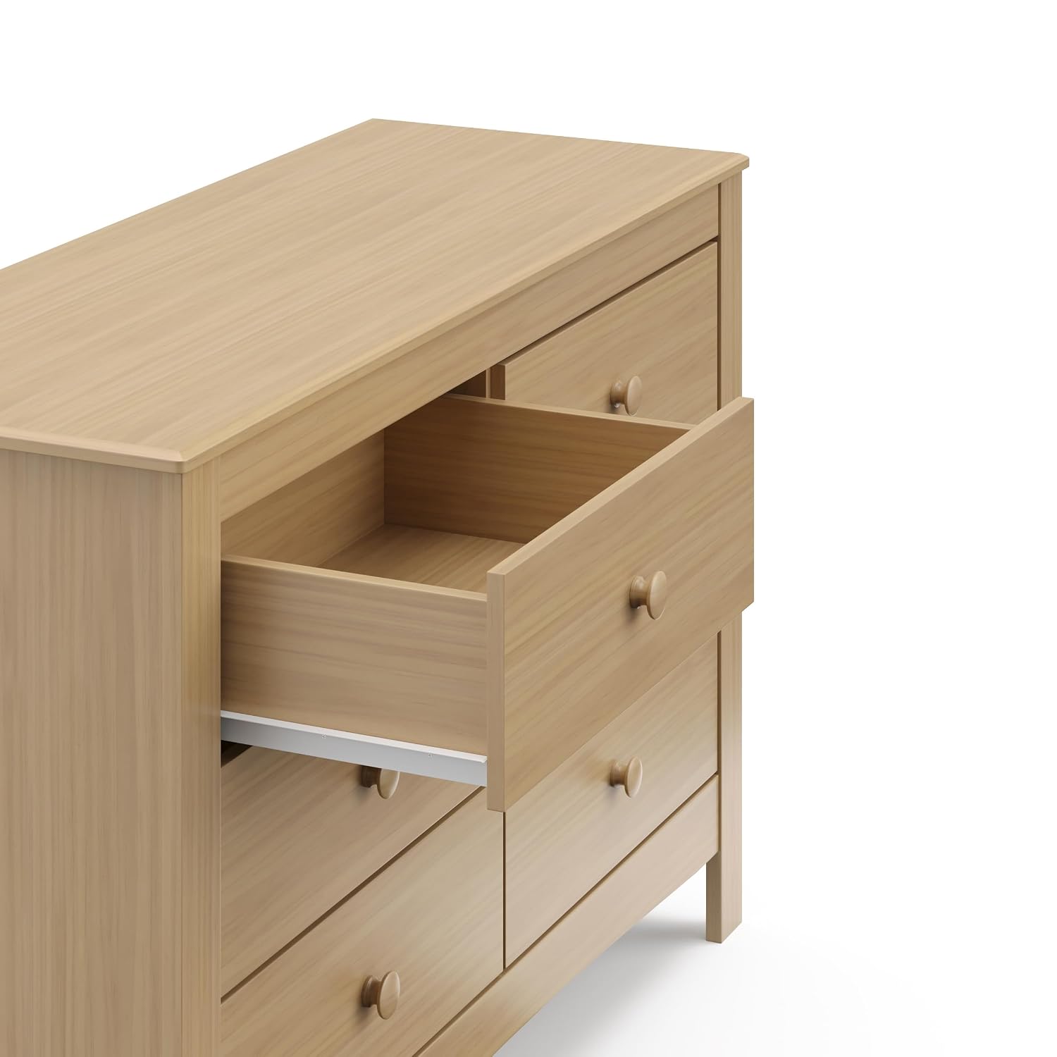 Graco Noah 6-Drawer Dresser, Driftwood | GREENGUARD Gold Certified, Wood Dresser for Bedroom, Kids & Nursery Storage Chest, Safety Interlocking Drawers, Kids Bedroom