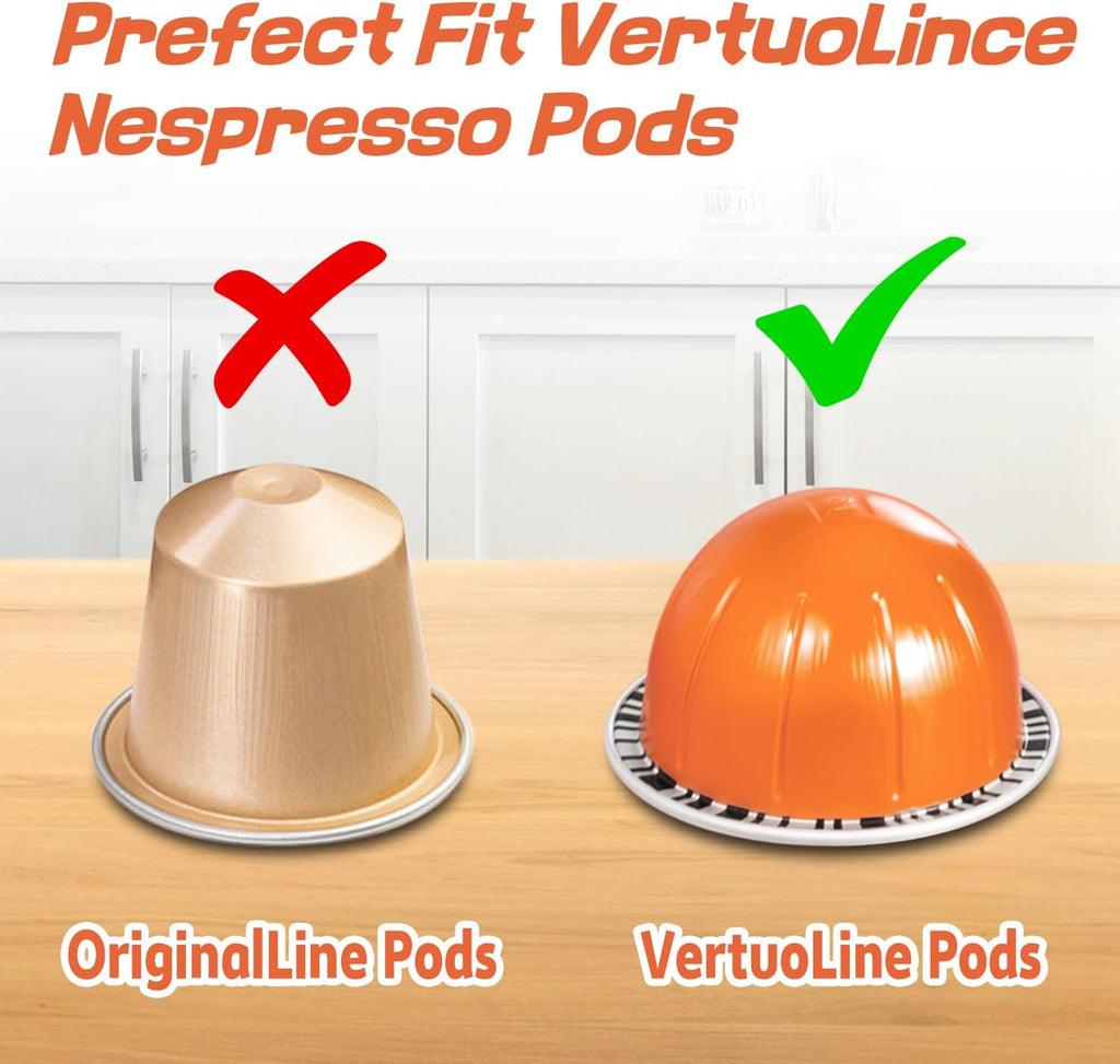 FlagShip Coffee Pod Holder for Nespresso Vertuo Pods Organizer,360 Degrees Revolving Pod Carousel No Assembly Required,Vertuo Pod Stand Black Metal(20 Pods Capacity)