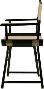 Casual Home 18" Director's Chair Black Frame with Tan Canvas